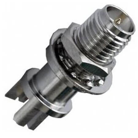 CONREVSMA006.031 CONN RPSMA RCPT STR 50OHM EDGEMT - 1