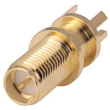 CONREVSMA006.062-G CONN RPSMA RCPT STR 50OHM EDGEMT - 1