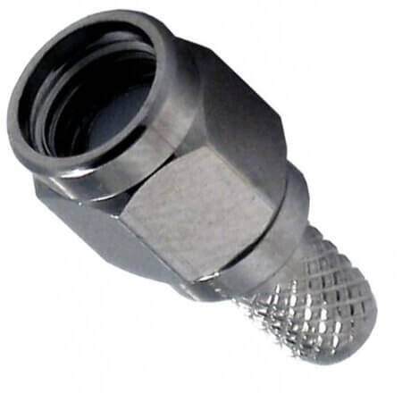 CONREVSMA007-R58 CONN RPSMA PLUG STR 50OHM SOLDER - 1