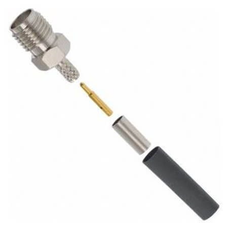 CONREVSMA011 CONN RPSMA RCPT STR 50OHM SOLDER - 1