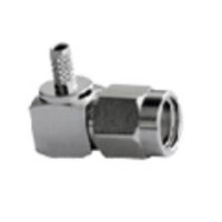 CONREVSMA012 CONN RPSMA PLUG R/A 50OHM SOLDER - 1