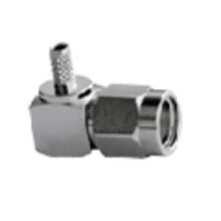 CONREVSMA012 CONN RPSMA PLUG R/A 50OHM SOLDER - 1