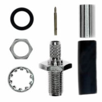 CONREVSMA014-R58 CONN RPSMA RCPT STR 50OHM SOLDER - 1
