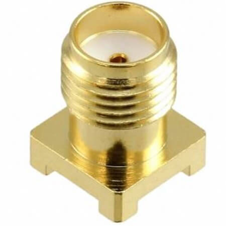 CONSMA001-SMD-G CONN SMA RCPT STR 50 OHM SMD - 1