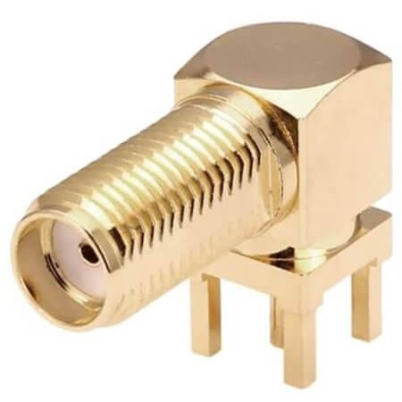 CONSMA002-L-G CONN SMA RCPT R/A 50 OHM PCB - 1