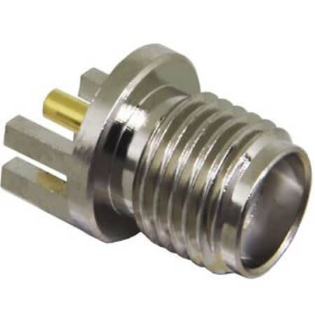 CONSMA003.031 CONN SMA RCPT STR 50OHM EDGE MNT - 1