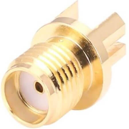 CONSMA003.031-G CONN SMA RCPT STR 50OHM EDGE MNT - 1