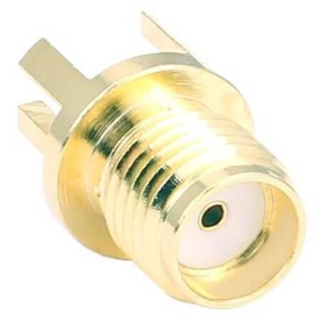 CONSMA003.062-G CONN SMA RCPT STR 50OHM EDGE MNT - 1