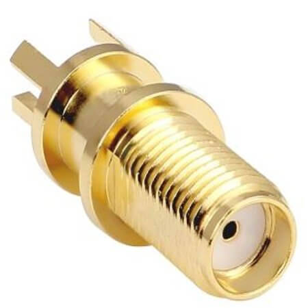 CONSMA006.062-G CONN SMA RCPT STR 50OHM EDGE MNT - 1