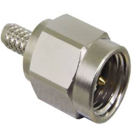 CONSMA007 CONN SMA PLUG STR 50 OHM SOLDER - 1