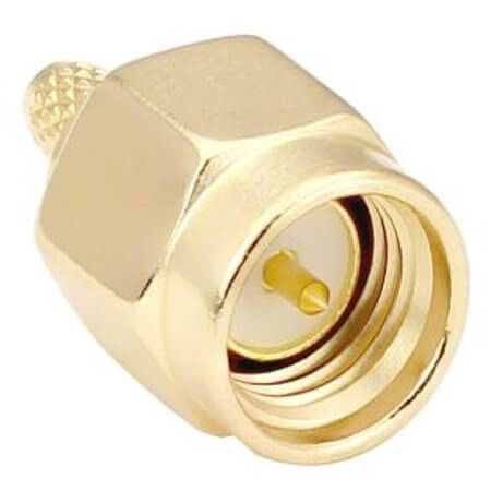 CONSMA007-G CONN SMA PLUG STR 50 OHM SOLDER - 1
