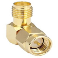CONSMA010-G CONN ADAPT PLUG TO JACK SMA - 1