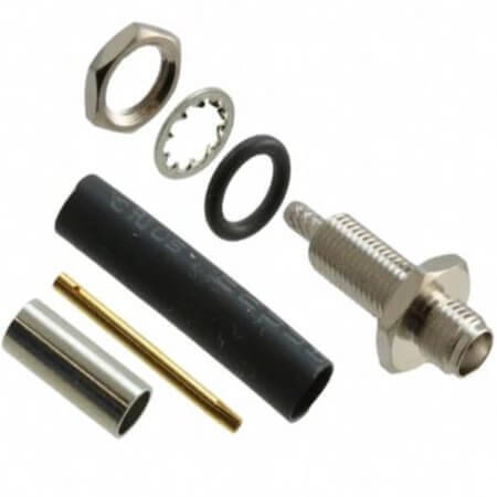 CONSMA015 CONN SMA RCPT STR 50 OHM SOLDER - 1