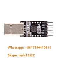 CP2102 USB 2.0 to TTL UART Module 6 Pin Black - 1