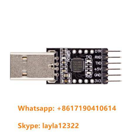 CP2102 USB 2.0 to TTL UART Module 6 Pin Black - 1