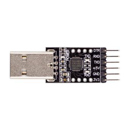 CP2102 USB 2.0 to TTL UART Module 6 Pin Black - 2
