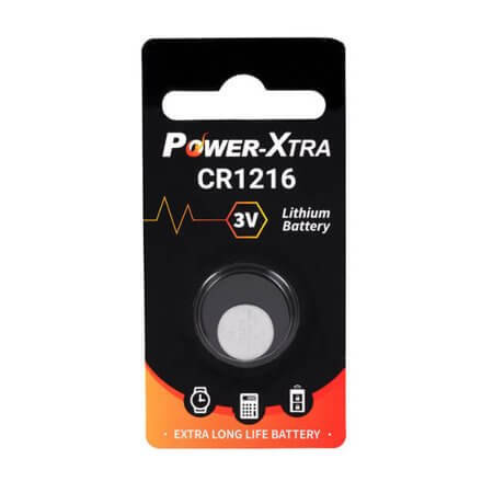 CR1216 DÜĞME PİL POWER-XTRA CR1216 3V LİTHİUM PİL TEKLİ BLİSTER - 1