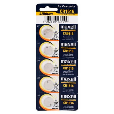 CR1616 DÜĞME PİL MAXELL CR1616 PİL 5Lİ BLİSTER - 1