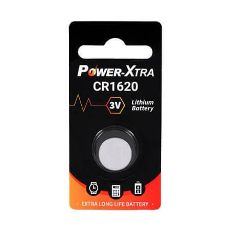 CR1620 DÜĞME PİL POWER-XTRA CR1620 3V LİTHİUM PİL-TEKLİ BLİSTER - 1