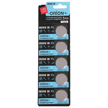 CR2016-ORION CR 2016 DÜĞME PİL-LİTYUM 3V BLISTER 5Lİ - 1