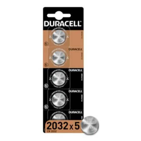 CR2032-DURACELL K5 CR 2032 DÜĞME PİL-LİTYUM 3V KARTELA 5Lİ - 1