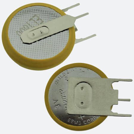 CR2032S-PEN3 BATTERY LI-MNO2 3V 21MA 3PIN HIGH TEMPRATUR - 1