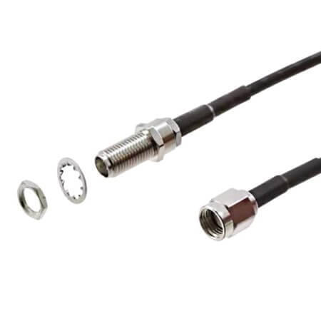 CSA-RPSM-216-SAFB CBL ASSY RP-SMA-SMA RG174 8.500