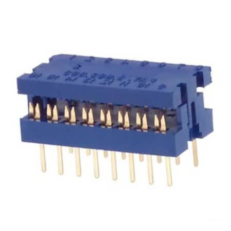 CWR-130-16-0000 CONNECTOR HEADER IDC16 PIN 28-30 AWG BLUE - 1