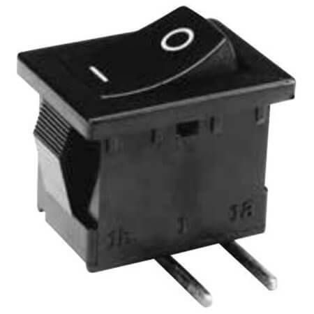 CWSA11AAN1H SWITCH ROCKER SPST 6A 250V - 1