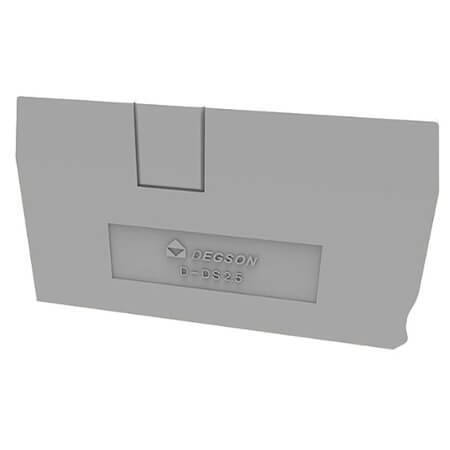 D-DS2.5-QU-01P-11-00AH DIN RAIL T.B.COVER GRAY DS2.5-QU - 1