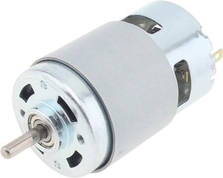 D Şaft 775 12V 3000RPM Yüksek Hızlı Yüksek Torklu DC Motor Çift Şaftlı - 1