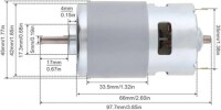 D Shaft 775 24V 5500RPM High Speed High Torque DC Motor Dual Shaft - 2