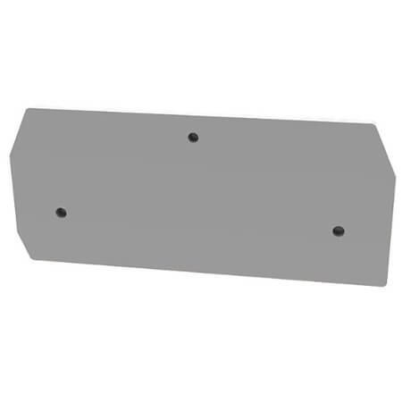 D-WS10-01P-11-00AH DIN RAIL T.B.COVER GRAY WS10 - 1