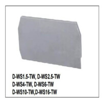 D-WS2.5-TW-01P-11-00AH DIN RAIL T.B.COVER GRAY WS2.5-TW - 1