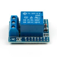 D1 Mini WIFI BWay İçin Yüksek Seviyeli 1 Kanal Röle Modülü - 1