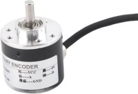 D10mm Hollow Shaft DC5-24V 100 Pulses Incremental Photoelectric Rotary Encoder NPN Open Collector - 4