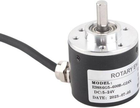 D10mm Hollow Shaft DC5-24V 100 Pulses Incremental Photoelectric Rotary Encoder NPN Open Collector - 5