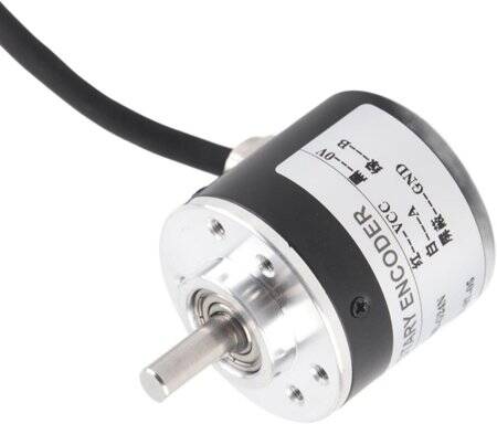 D10mm Hollow Shaft DC5-24V 2000 Pulses Incremental Photoelectric Rotary Encoder NPN Open Collector - 2