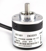 D10mm Hollow Shaft DC5-24V 50 Pulses Incremental Photoelectric Rotary Encoder NPN Open Collector - 3