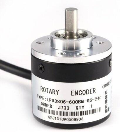 D10mm Hollow Shaft DC5-24V 50 Pulses Incremental Photoelectric Rotary Encoder NPN Open Collector - 3
