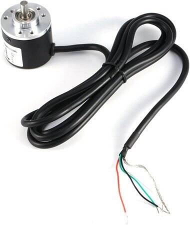 D10mm Hollow Shaft DC5-24V 50 Pulses Incremental Photoelectric Rotary Encoder NPN Open Collector - 5