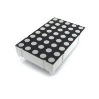 D20581-M-UR3-0-W LED DISPLAY DOTMATRIX 5x8DOT 5MM RED - 1