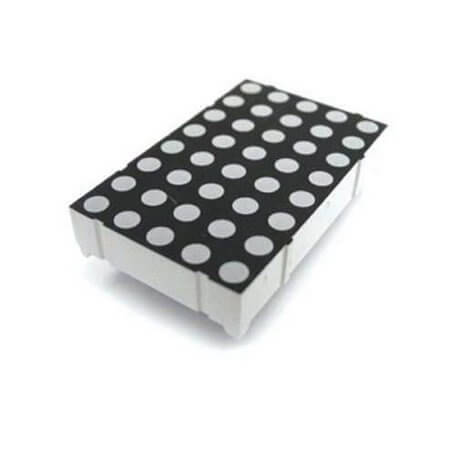 D20581-M-UR3-0-W LED DISPLAY DOTMATRIX 5x8DOT 5MM RED - 1