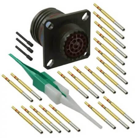 D38999/20WC35SN CONNECTOR YVR 22S-CRM-R MIL C35 BM SC - 1