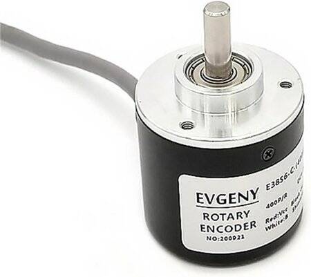 D8mm Hollow Shaft DC5-24V 400 Pulses Incremental Photoelectric Rotary Encoder PNP Voltage Output - 1