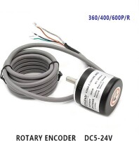 D8mm Hollow Shaft DC5-24V 400 Pulses Incremental Photoelectric Rotary Encoder PNP Voltage Output - 4