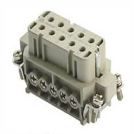 DA-010-F HDC INSERT FEMALE 10A 10+PE SCREW - 1