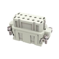 DA-010-FC HDC INSERT FEMALE 10A 3+PE SCREW - 1