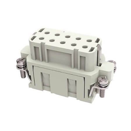 DA-010-FC HDC INSERT FEMALE 10A 3+PE SCREW - 1