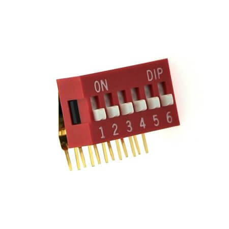 DA-06 SWITCH DIP 6 Pos. THT R/A - 1